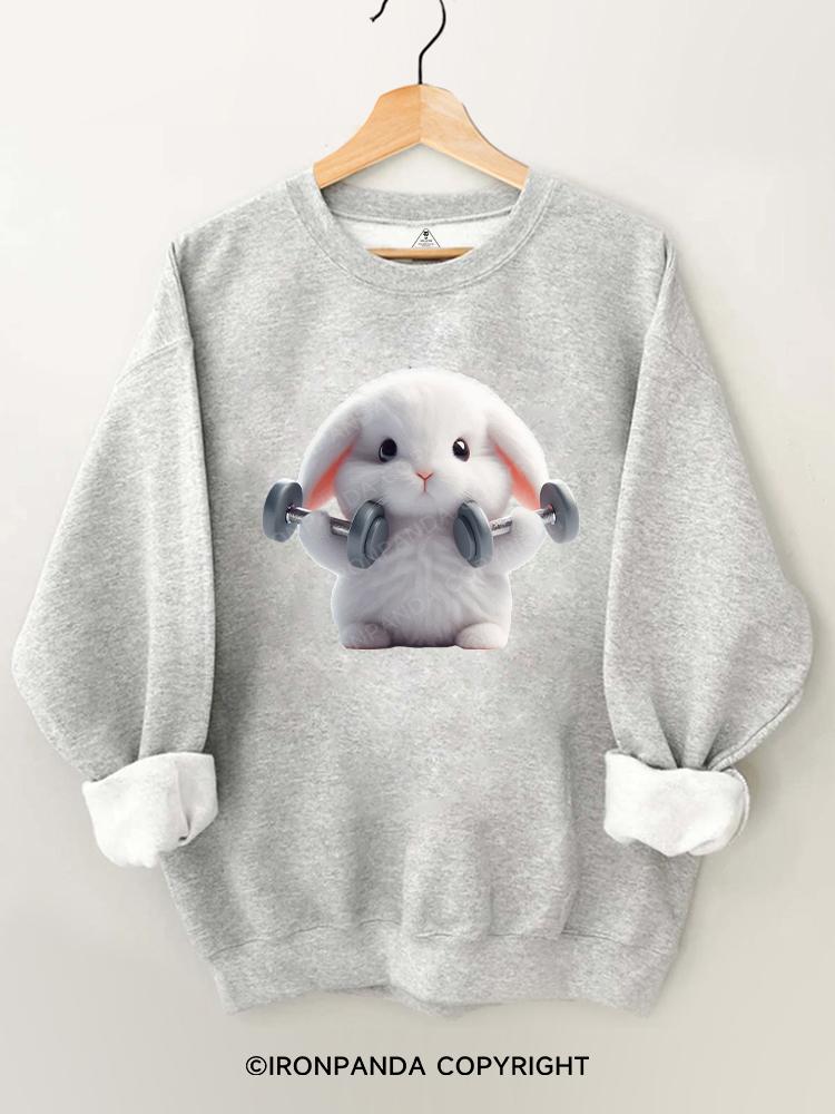 weightlifting rabbit Gym Sweatshirt