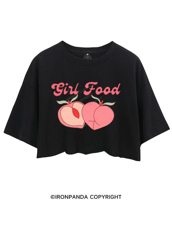 GIRL FOOD CROP TOPS