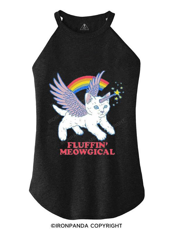 FLUFFIN' MEOWGICAL TRI ROCKER COTTON TANK