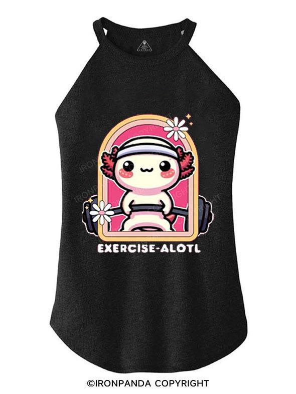 EXERCISE-ALOTL TRI ROCKER COTTON TANK