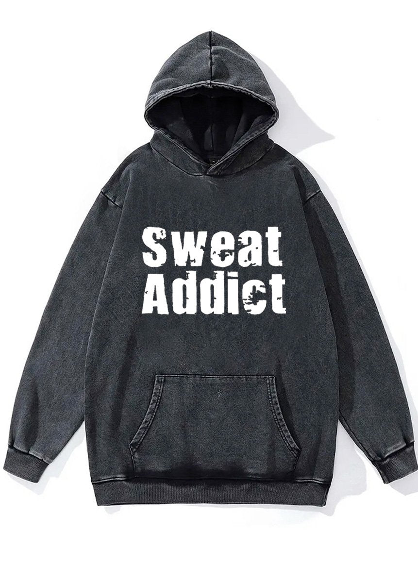 sweat addict Washed Gym Hoodie