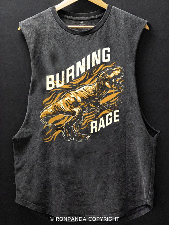 Burning rage SCOOP BOTTOM COTTON TANK