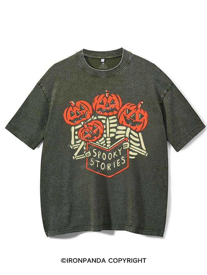 SPOOKY STORIES VINTAGE GYM SHIRT