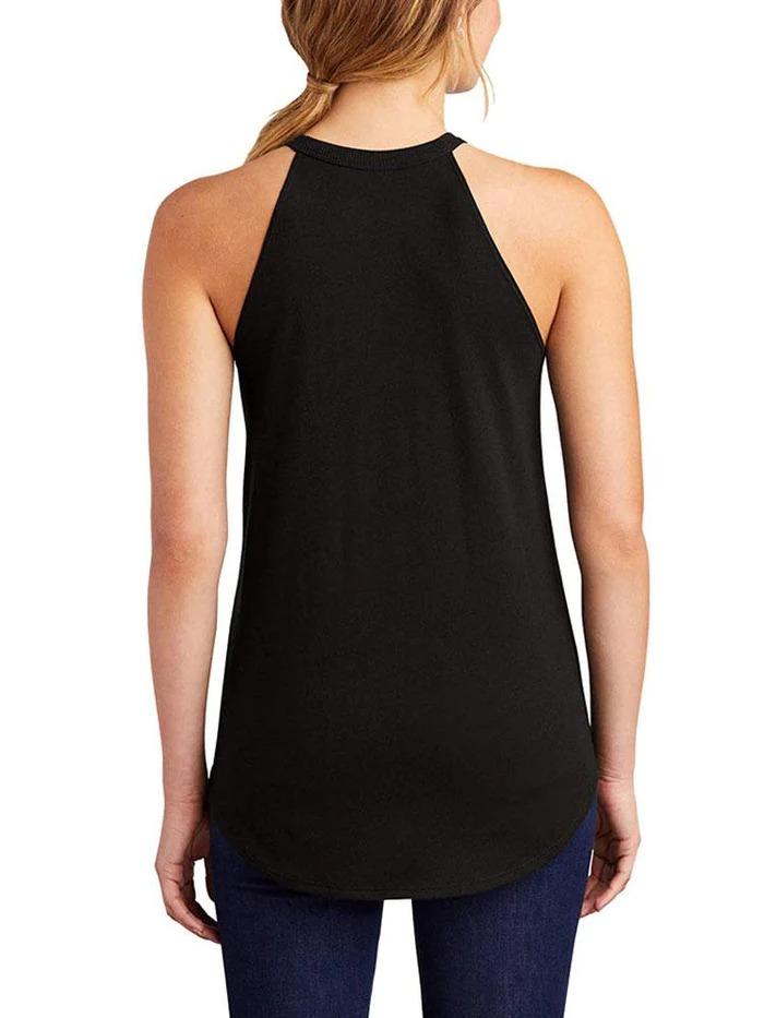 SWEATING FOR THE SNACKS TRI ROCKER COTTON TANK