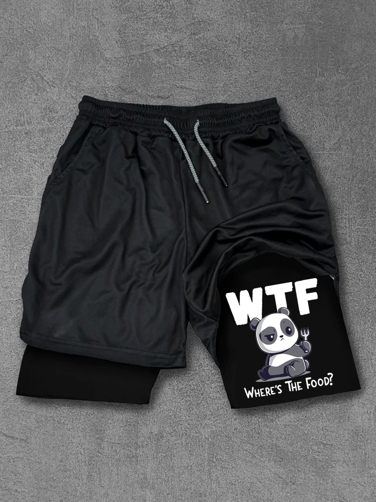 WTF Where's The Food Performance Training Shorts