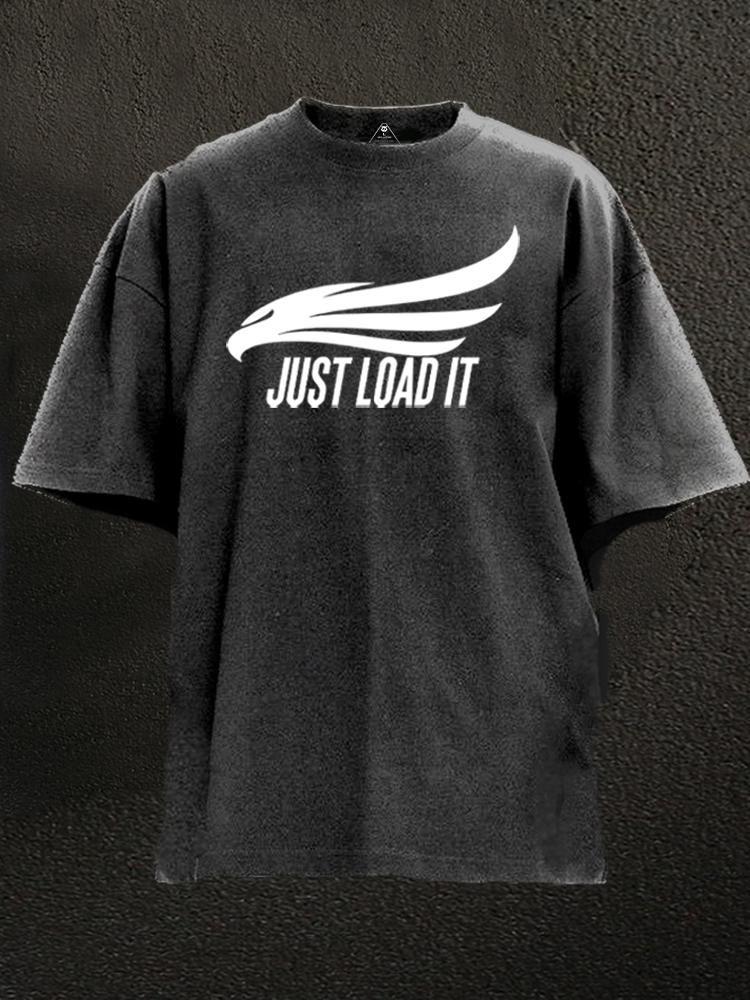 JUST LOAD IT Washed Gym Shirt