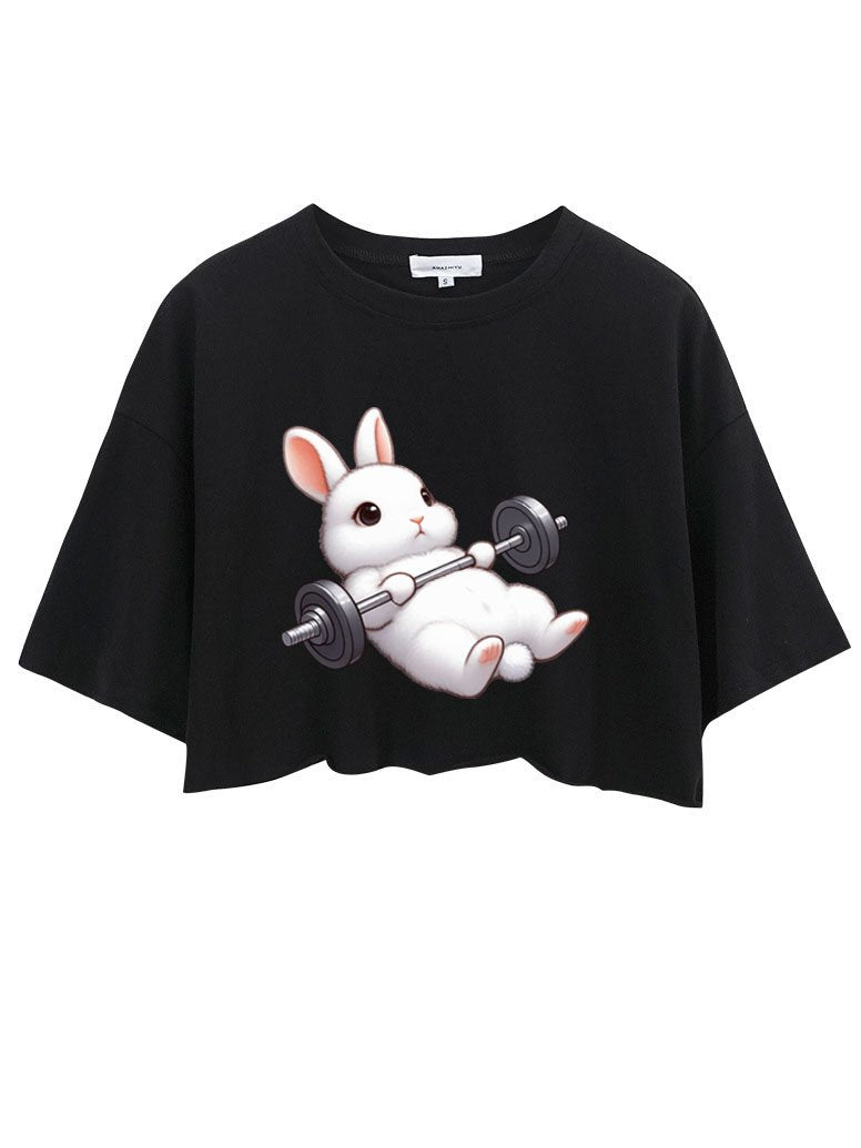 RABBIT BENCH PRESS CROP TOPS