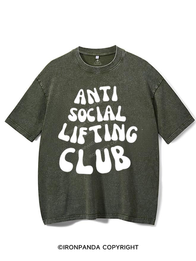 ANTI SOCIAL LIFTING CLUB VINTAGE GYM SHIRT