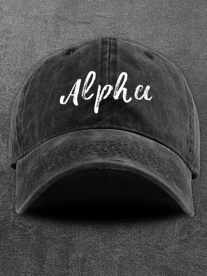 Alpha Washed Gym Cap