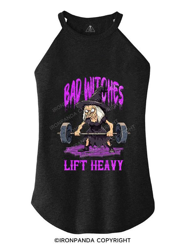 BAD WITCHES LIFT HEAVY TRI ROCKER COTTON TANK