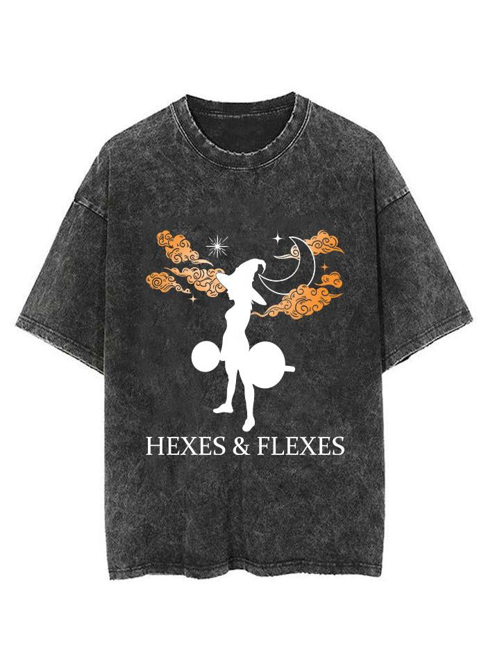 HEXES&FLEXES VINTAGE GYM SHIRT