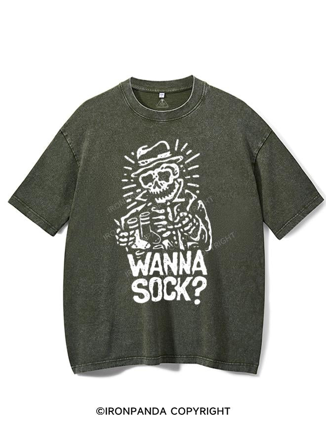 WANNA SOCK VINTAGE GYM SHIRT