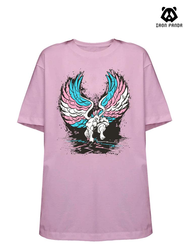 winged unicorn Loose fit cotton  Gym T-shirt