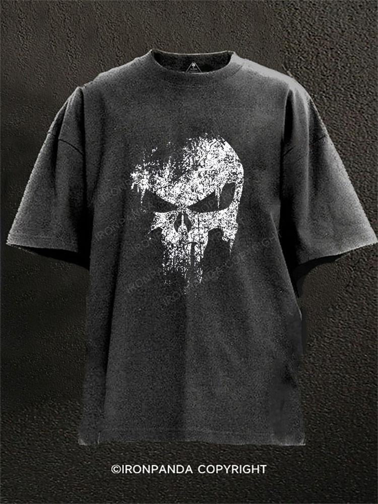 skull Washed Gym Shirt