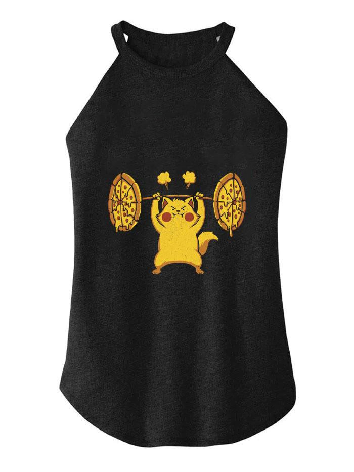 PIZZA CAT  ROCKER COTTON TANK