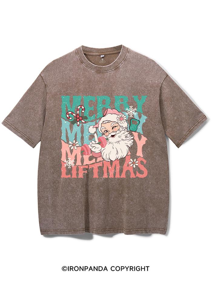 MERRY LIFTMAS VINTAGE GYM SHIRT