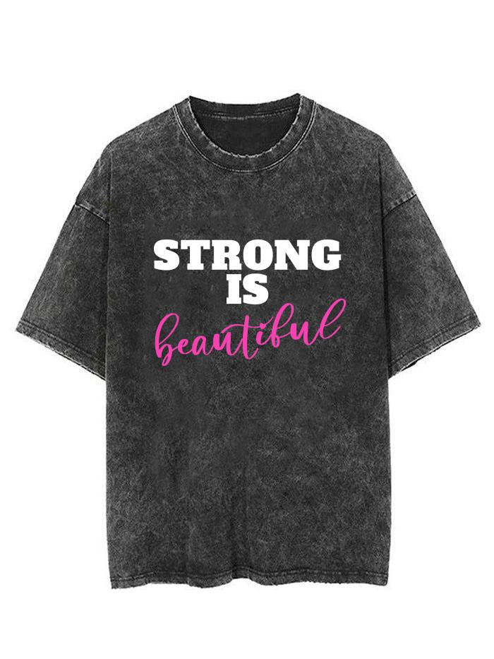 STRONG IS BEAUTIFUL VINTAGE GYM SHIRT