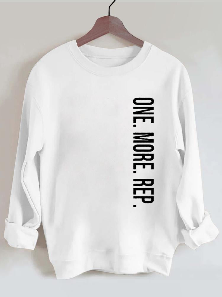 One. More. Rep. Vintage Gym Sweatshirt