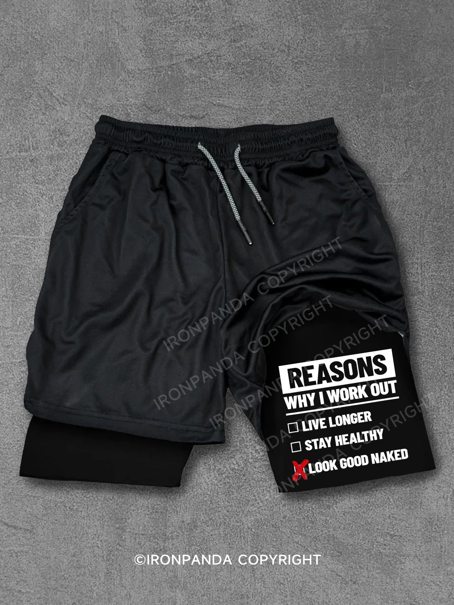 reasons why I work out Performance Training Shorts