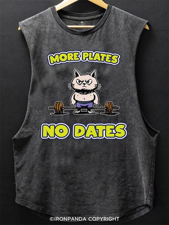 More plates no dates SCOOP BOTTOM COTTON TANK