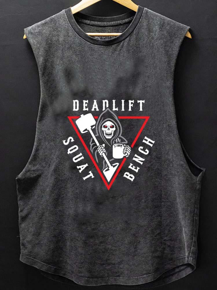 DEADLIFT BENCH SQUAT  SCOOP BOTTOM COTTON TANK