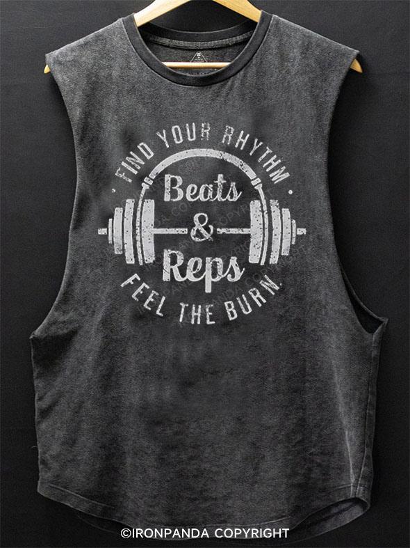 Beats & Reps SCOOP BOTTOM COTTON TANK