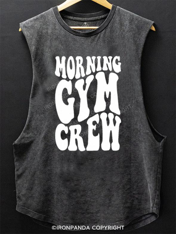 MORNING GYM CREW SCOOP BOTTOM COTTON TANK