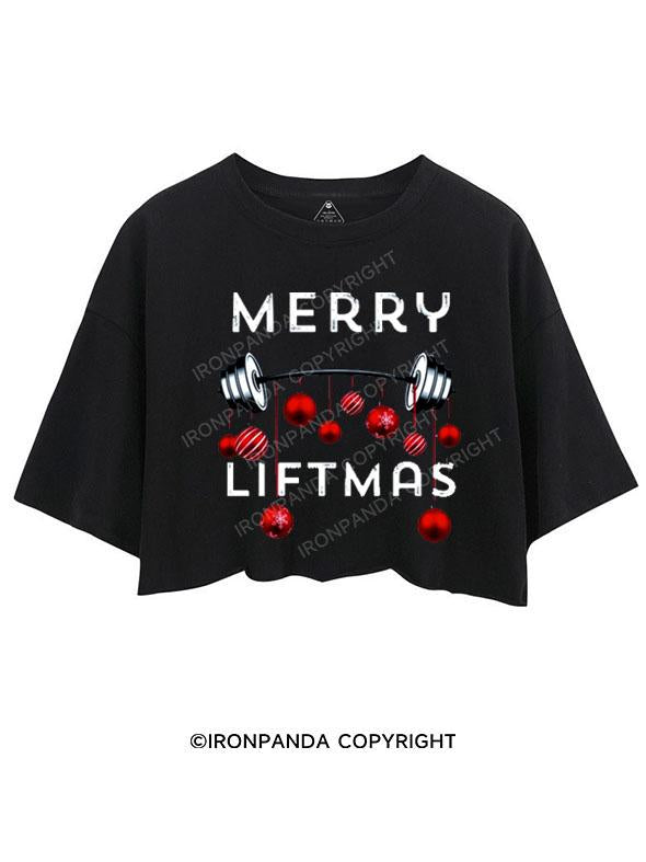 MERRY LIFTMAS CROP TOPS