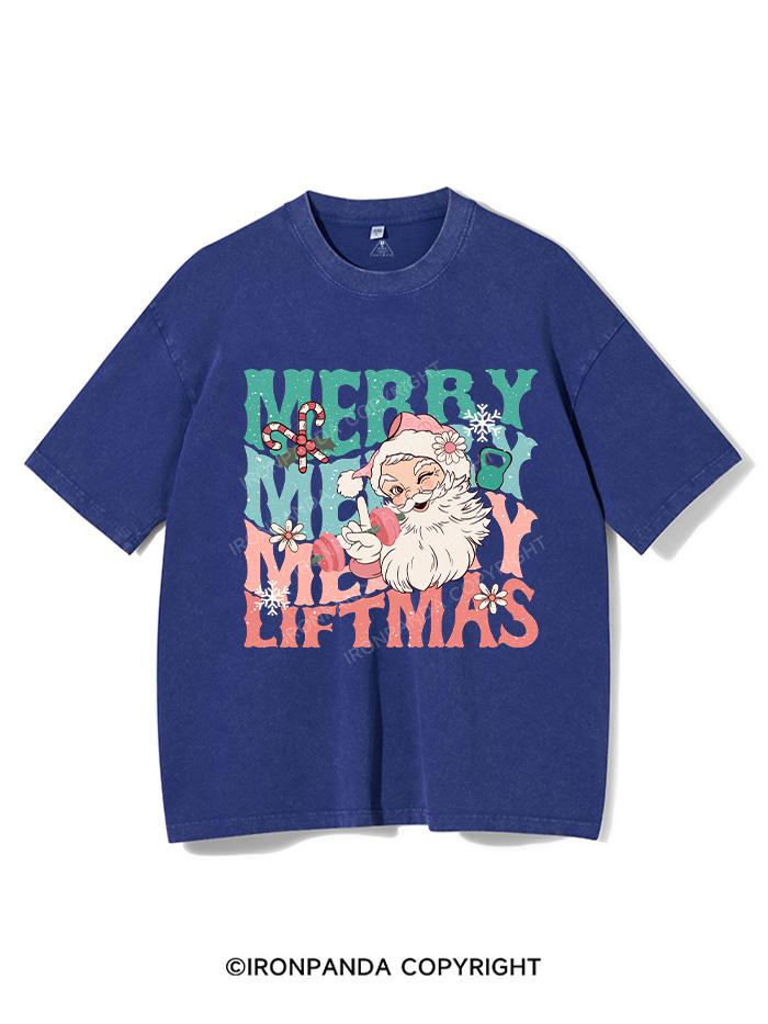 MERRY LIFTMAS VINTAGE GYM SHIRT