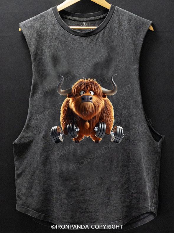 GYM YAK SCOOP BOTTOM COTTON TANK