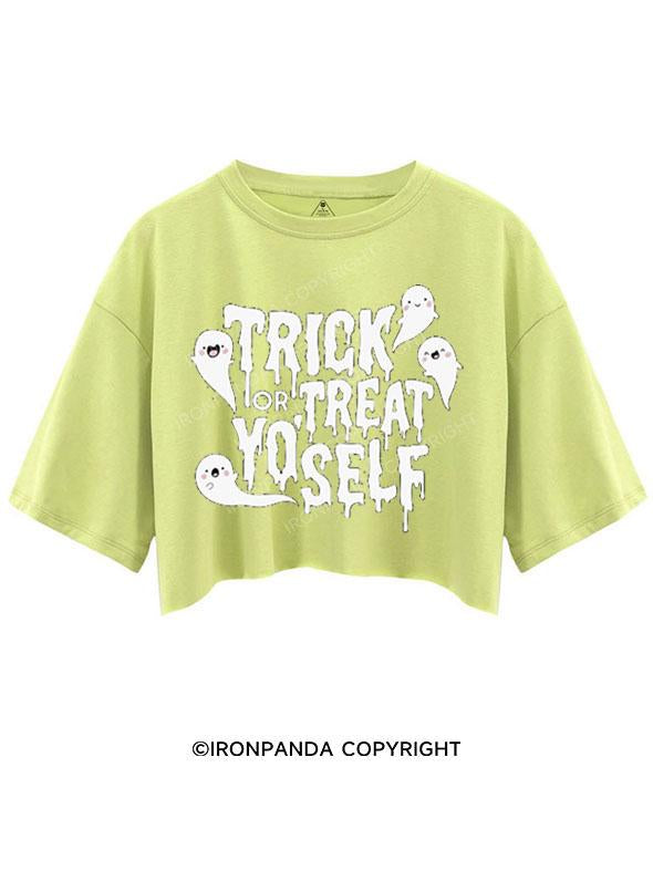 TRICK OR TREAT YO'SELF CROP TOPS