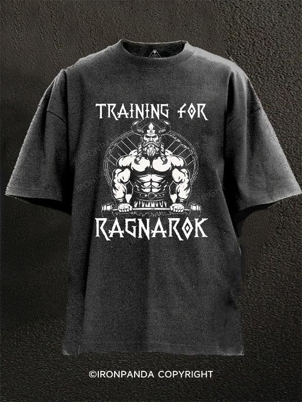 TRAINING FOR RAGNAROK Washed Gym Shirt