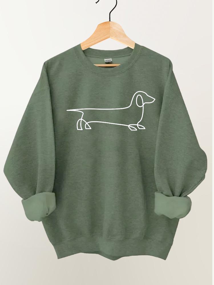 Dog Vintage Gym Sweatshirt