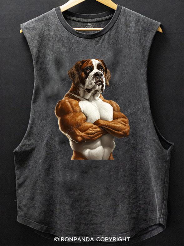 Muscle Saint Bernard SCOOP BOTTOM COTTON TANK