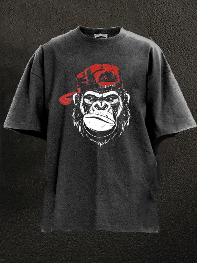 cool gorilla Washed Gym Shirt