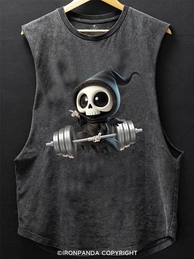 DEATH WEIGHTS SCOOP BOTTOM COTTON TANK