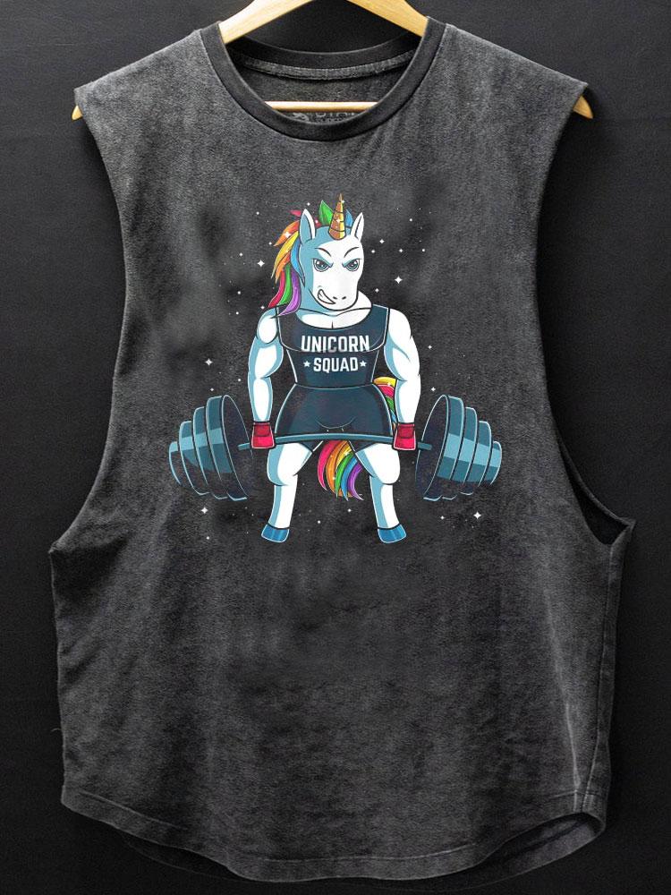 Unicorn Squad Scoop Bottom Cotton Tank