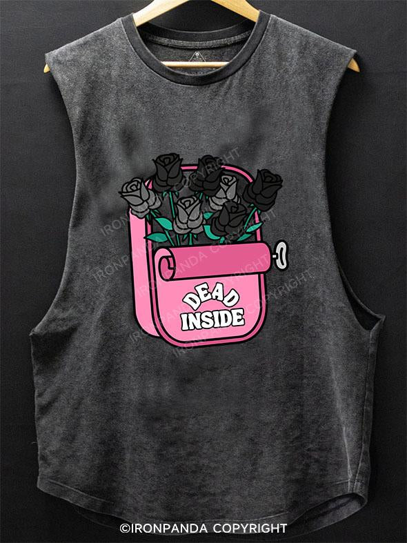 DEAD INSIDE SCOOP BOTTOM COTTON TANK