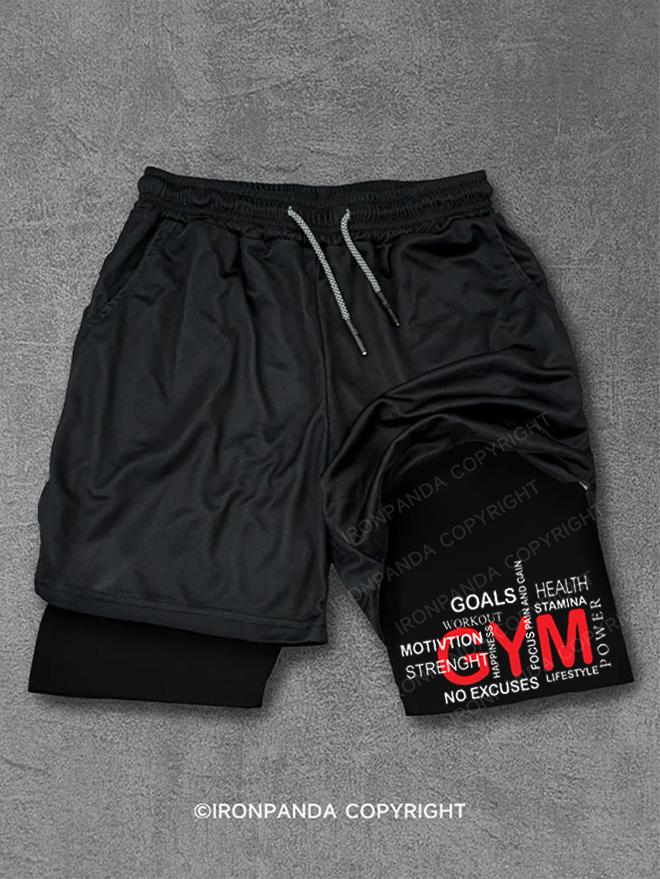 Gym Goals Performance Training Shorts