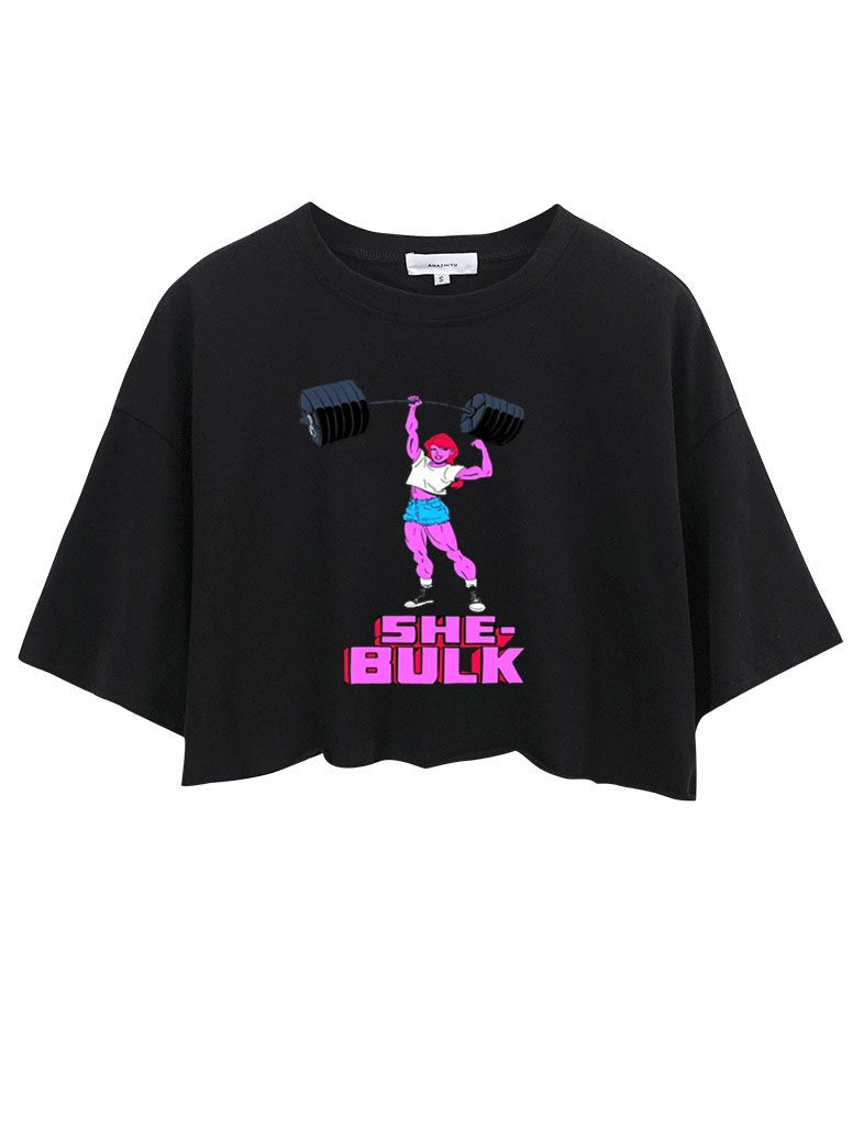 SHE-BULK POWERLIFTING CROP TOPS