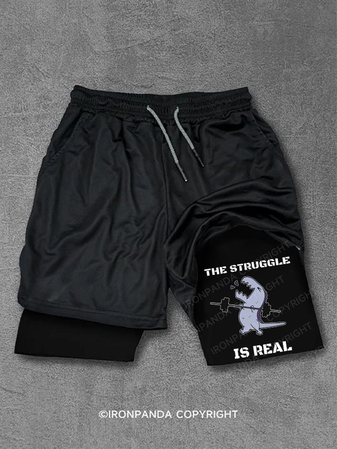 The struggle is real Performance Training Shorts