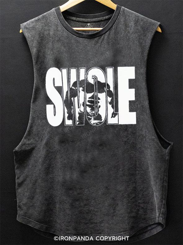 SWOLE SCOOP BOTTOM COTTON TANK