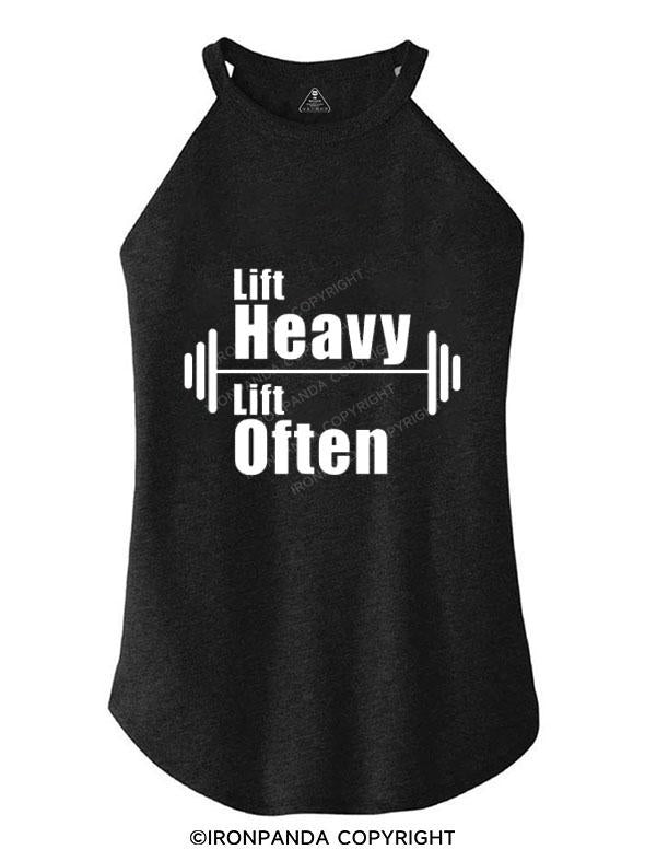 LIFT HEAVY LIFT OFTENTRI ROCKER COTTON TANK