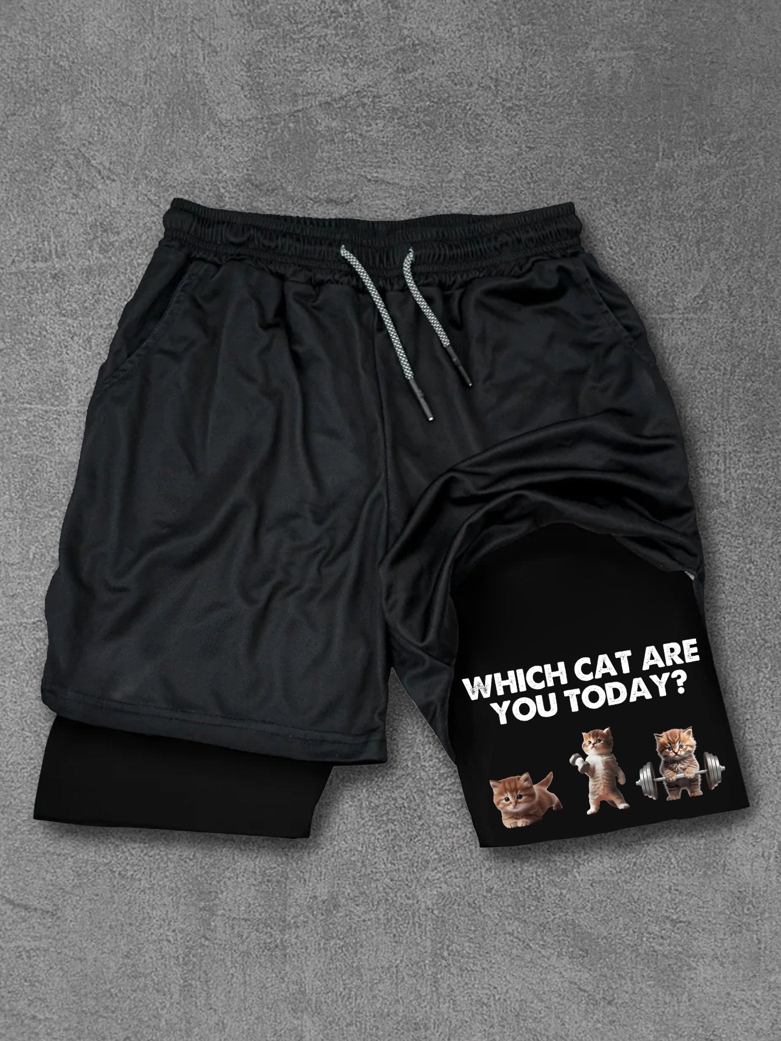 WHICH CAT ARE YOU TODAY Performance Training Shorts