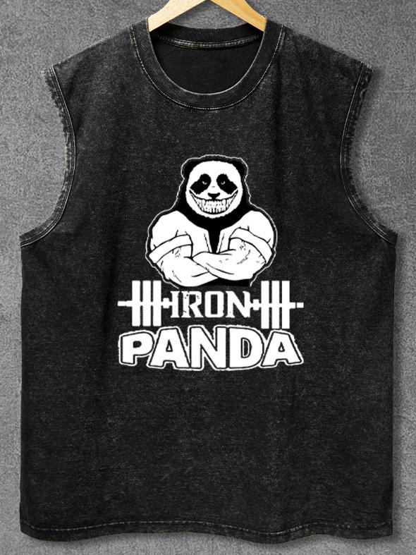 Ironpanda Brand Washed Gym Tank