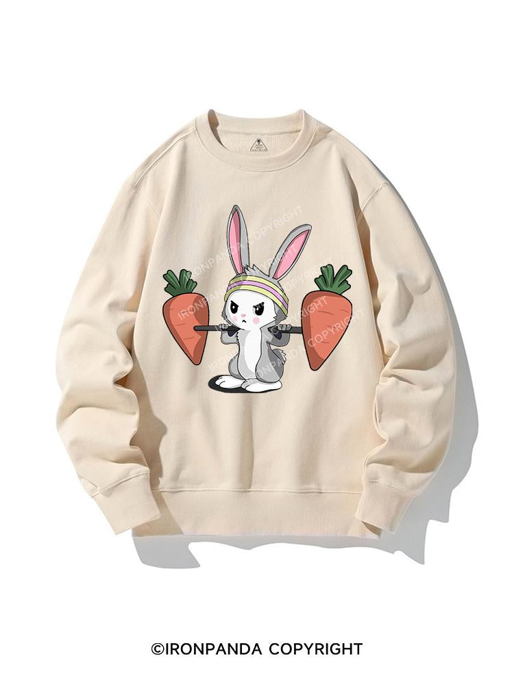 SQUAT RABBIT CREWNECK Sweatshirt