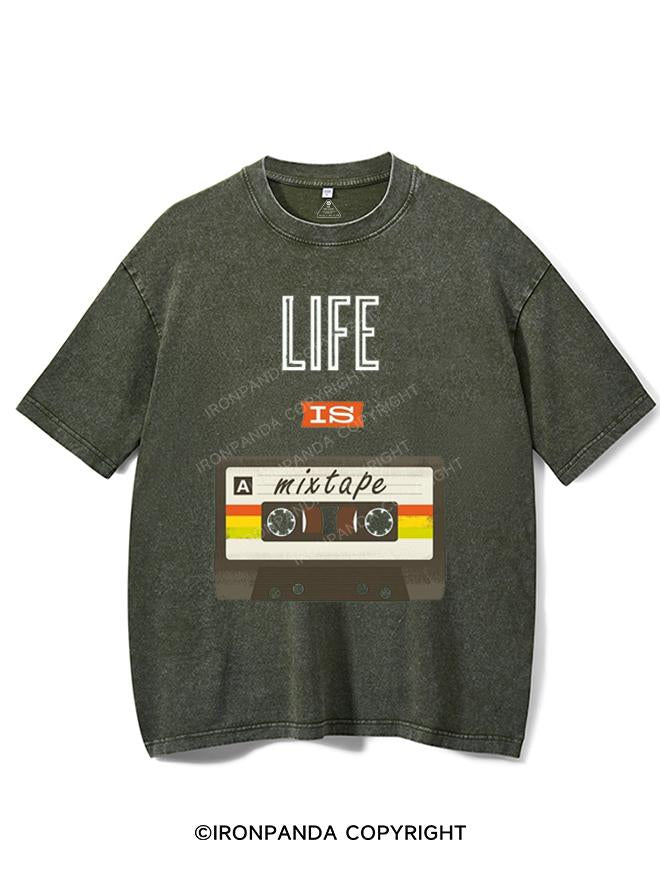 LIFE IS A MIXTAPE VINTAGE GYM SHIRT