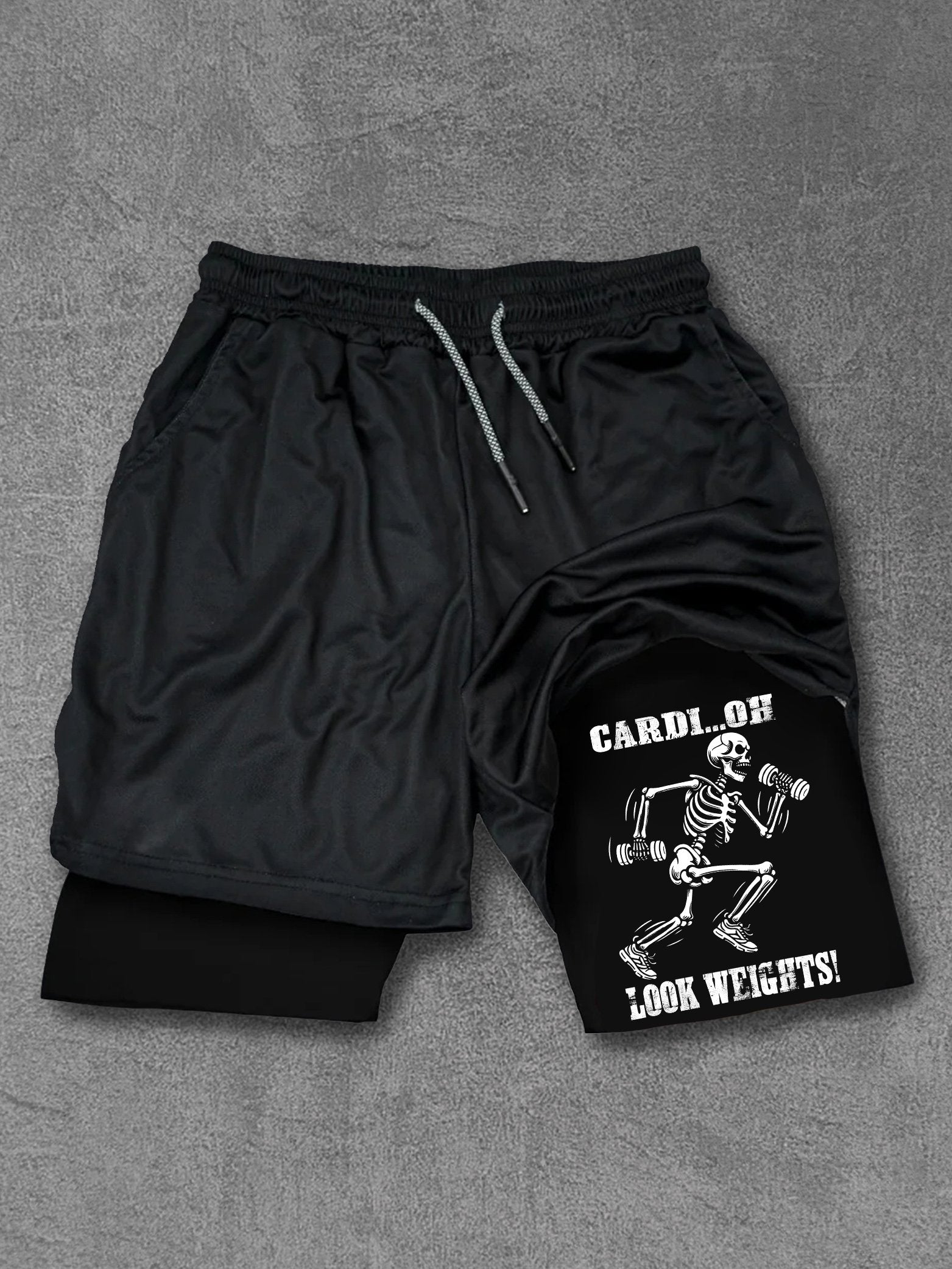 Cardi Oh Look Weights Skeleton Performance Training Shorts