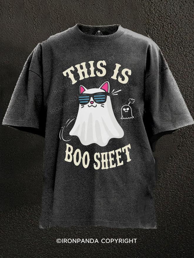 This Is Boo Sheet Washed Gym Shirt