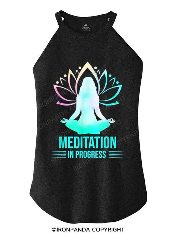 Yoga Meditation TRI ROCKER COTTON TANK